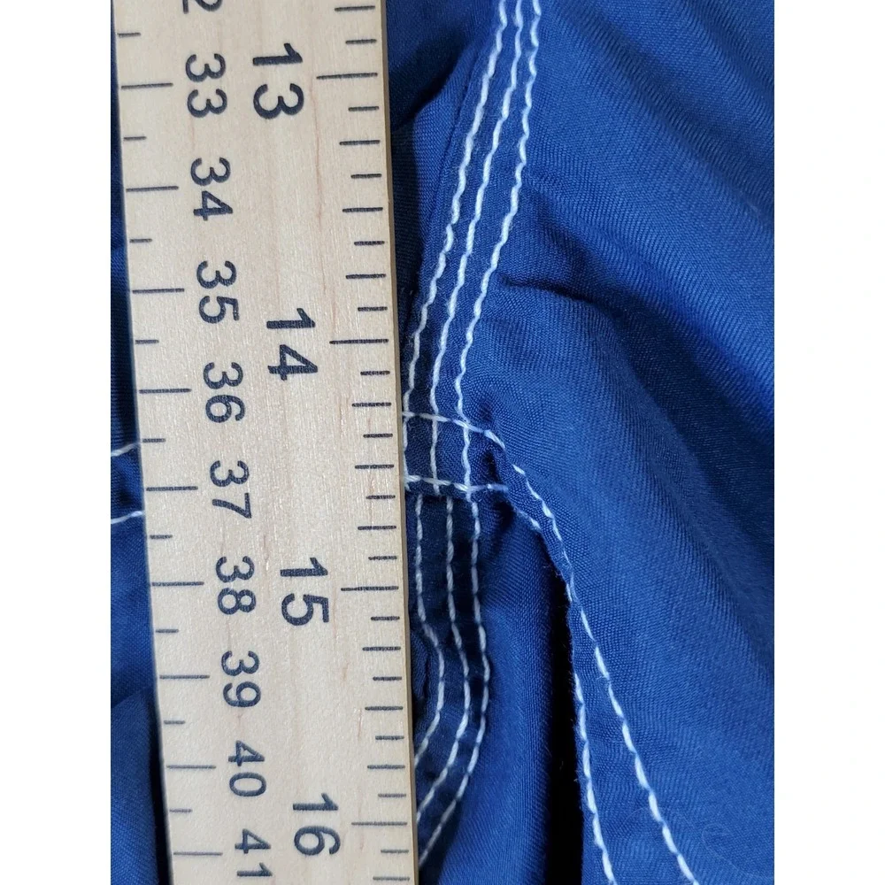 Kanu Surf Navy Blue Cargo Swim Trunks Men's 3X Board‎ Shorts